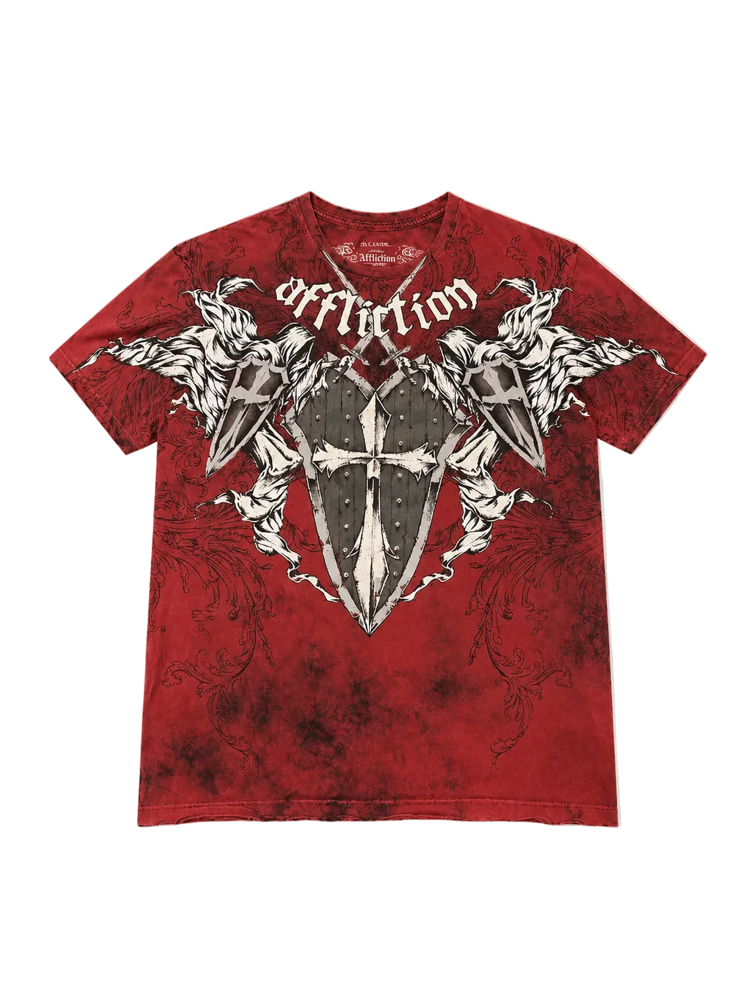 AFFLICTION CRIMSON WARLORD TEE