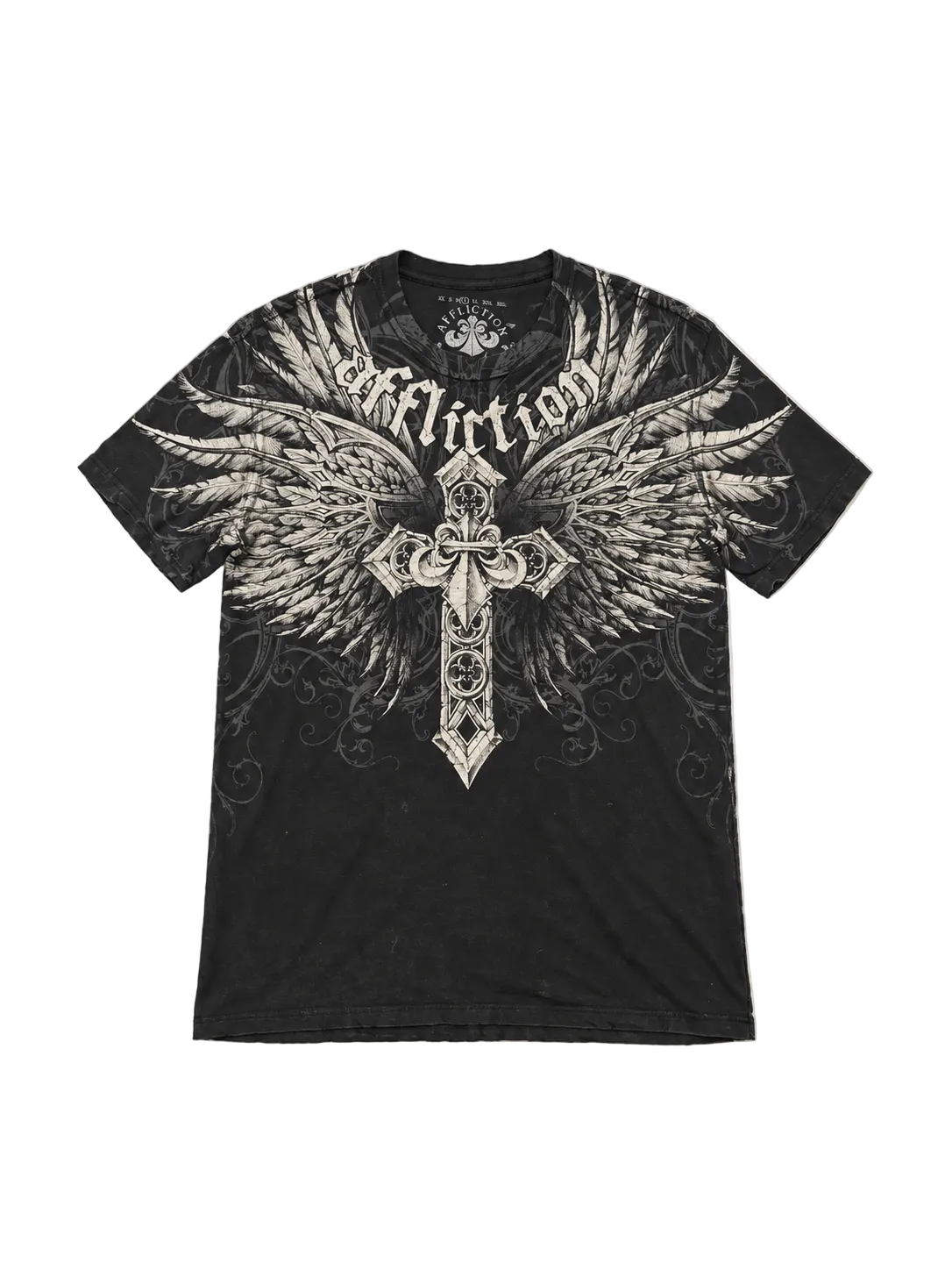 AFFLICTION SERAPHIC CROSS TEE