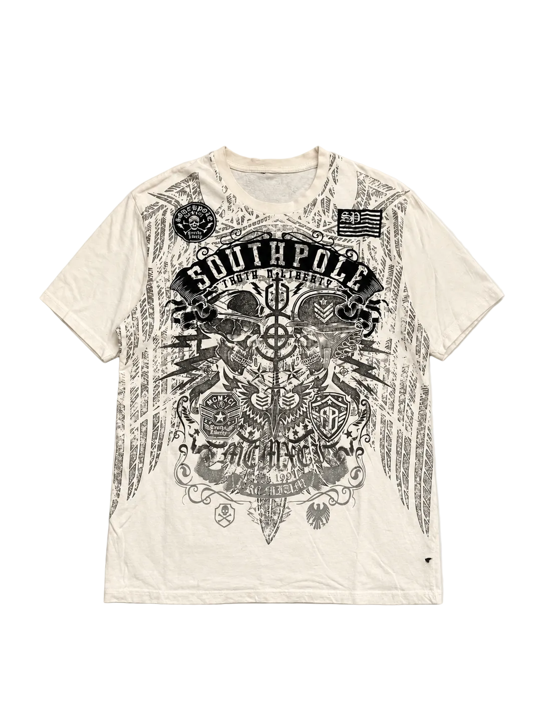 SOUTHPOLE DEATH BEFORE LIBERTY TEE