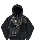 FALLEN EAGLE SCRIPT HOODIE