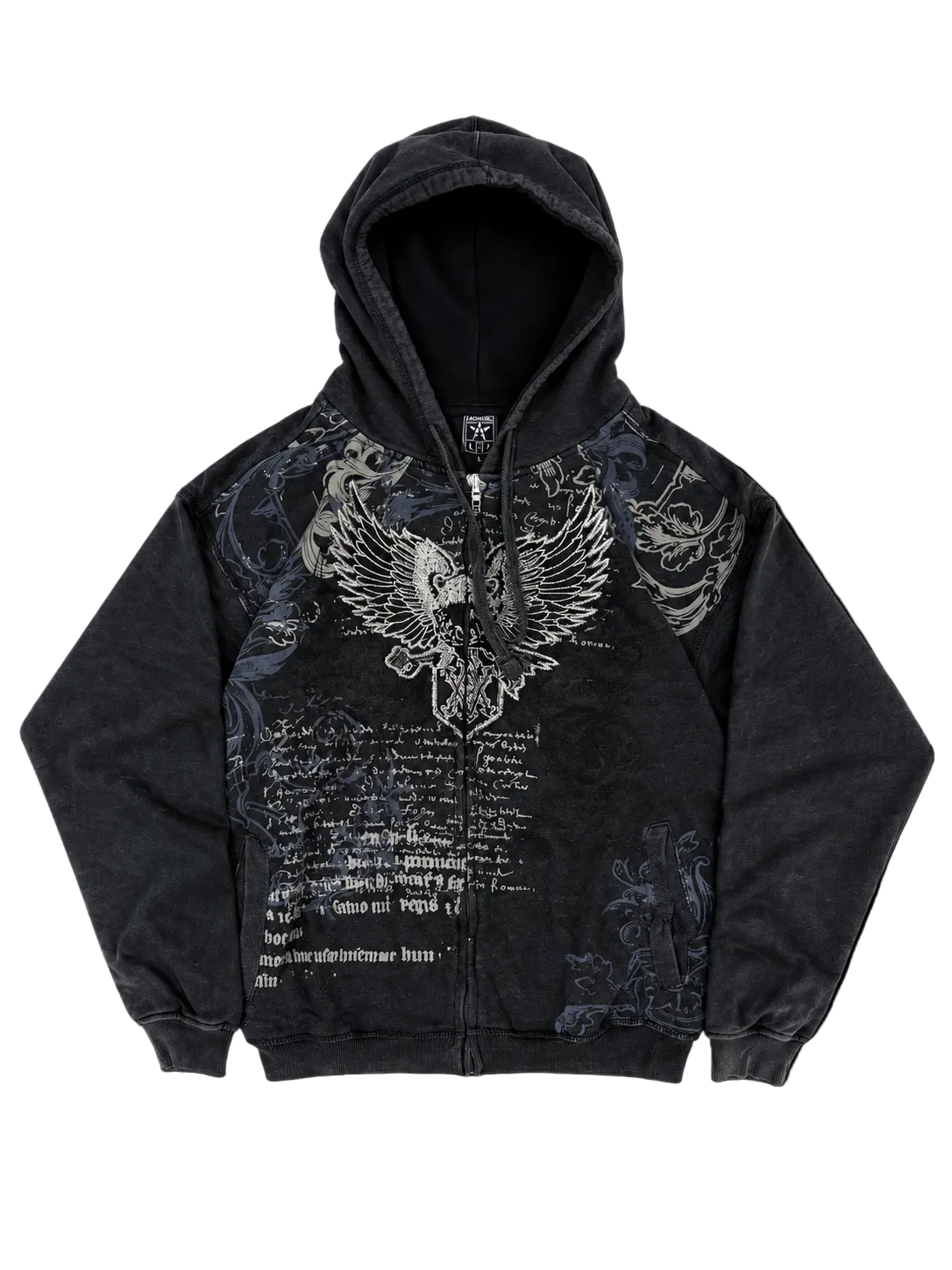 FALLEN EAGLE SCRIPT HOODIE