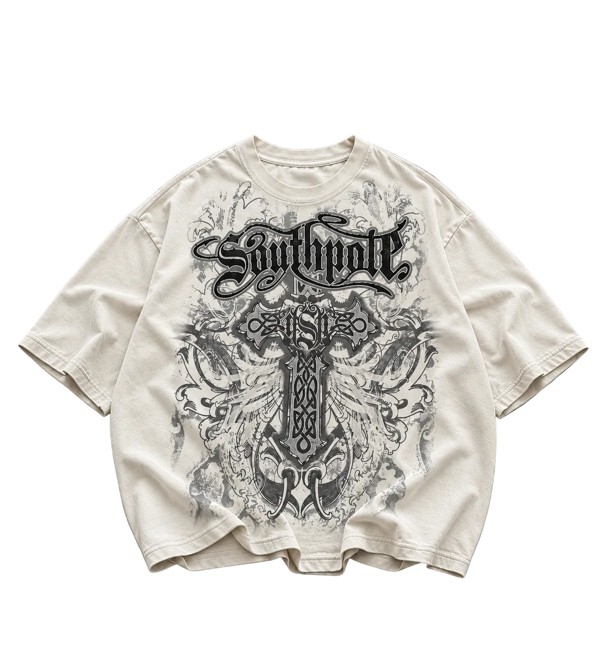 SOUTHPOLE SACRED RUIN CROSS TEE