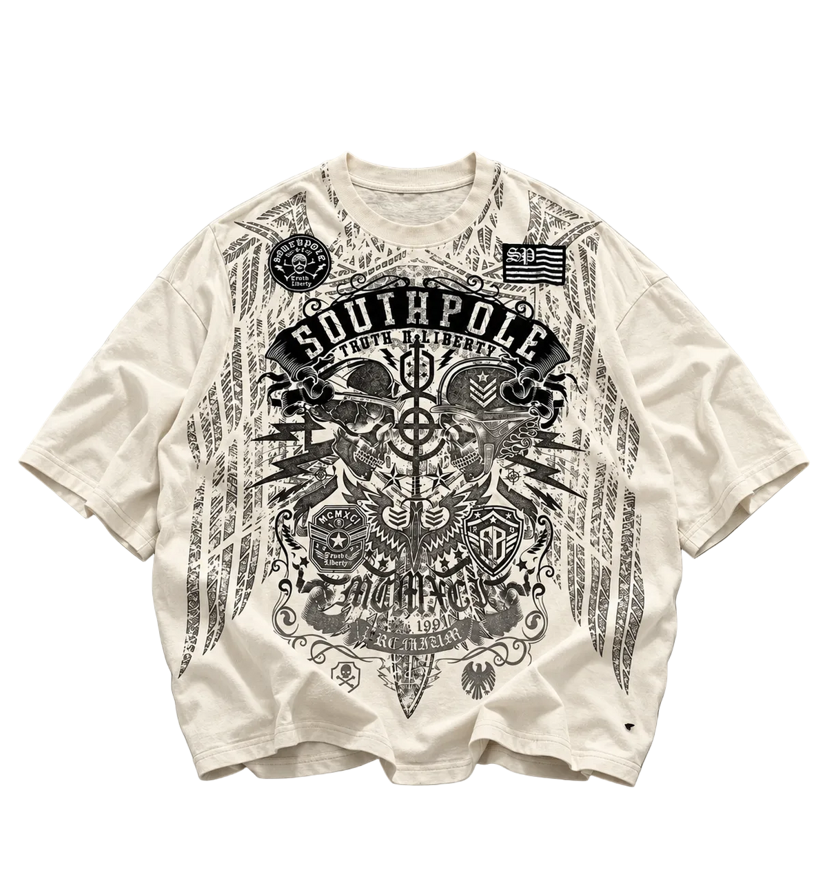 SOUTHPOLE DEATH BEFORE LIBERTY TEE