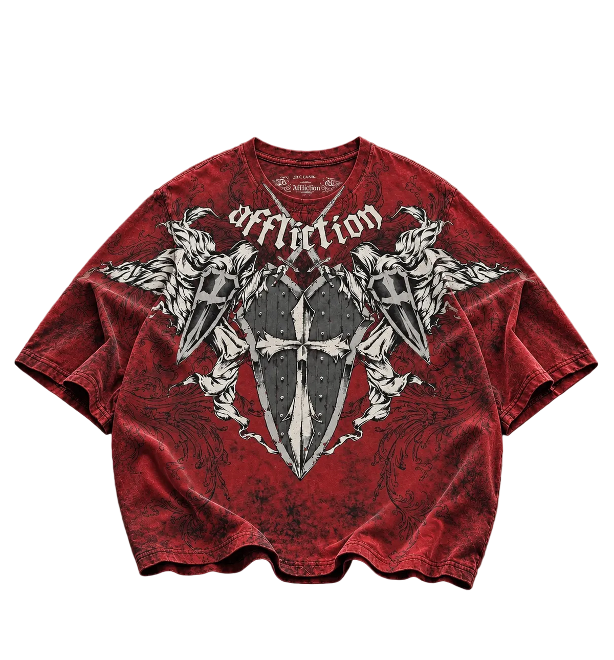 AFFLICTION CRIMSON WARLORD TEE