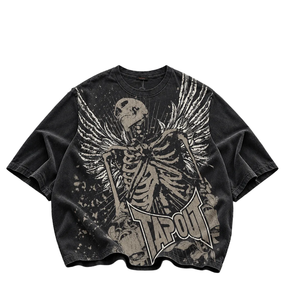 TAPOUT ANGEL OF DEATH SKELETON TEE