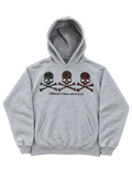 TRIPLE CHAOS SKULL HOODIE