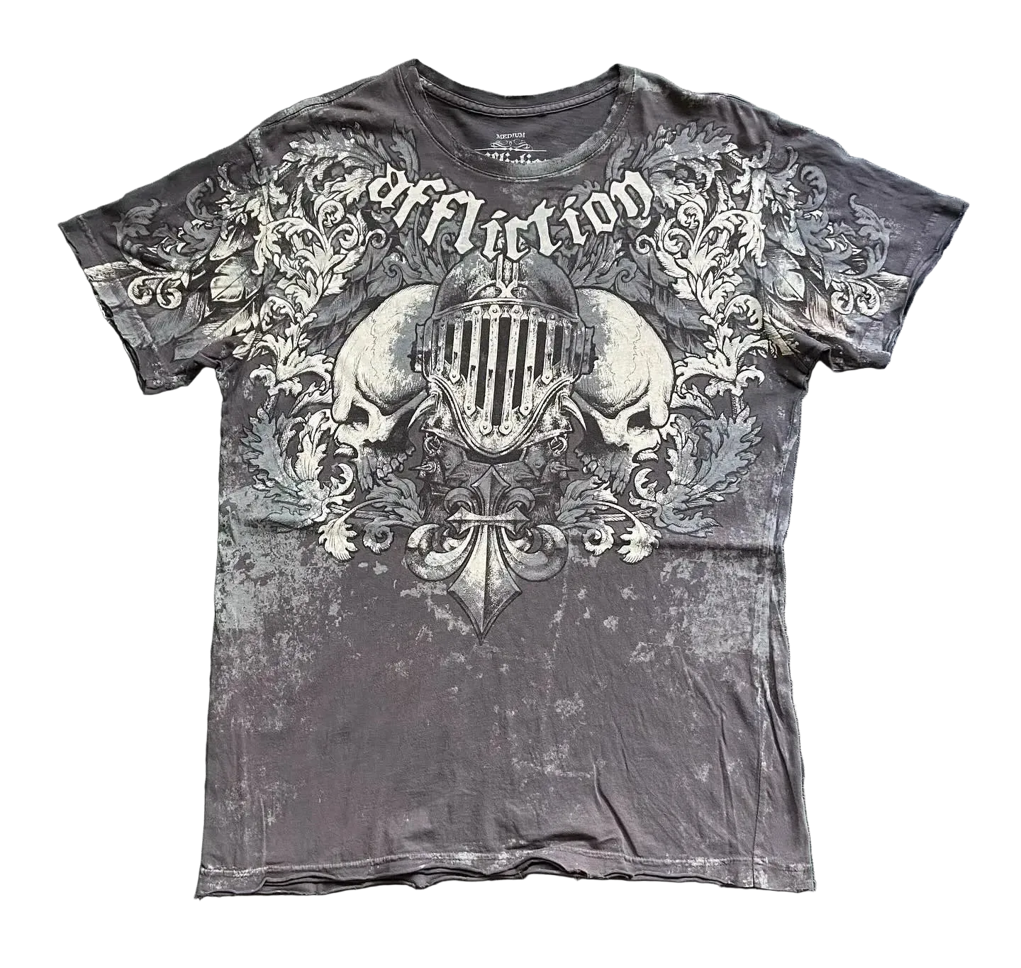 AFFLICTION TWIN SKULL TEE®