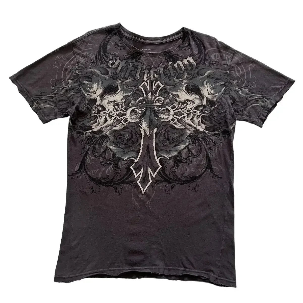 AFFLICTION TWIN SKULL TEE®