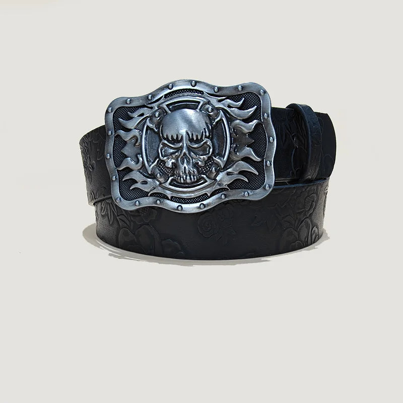 BURNOUT SKULL BELT